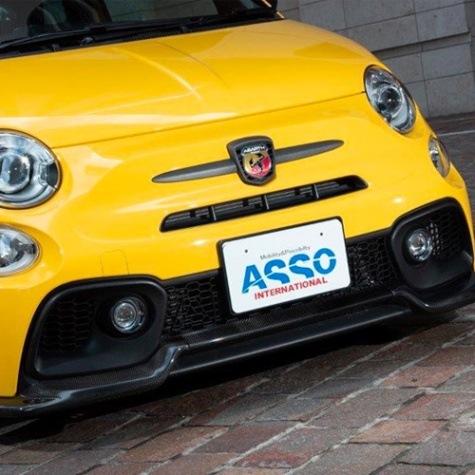 ASSO GRU インフュージョンカーボン フロントリップ ABARTH 595 / S4