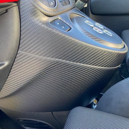 THREEHUNDRED ABARTH500/595 マットカーボンシフトコンソールパネル