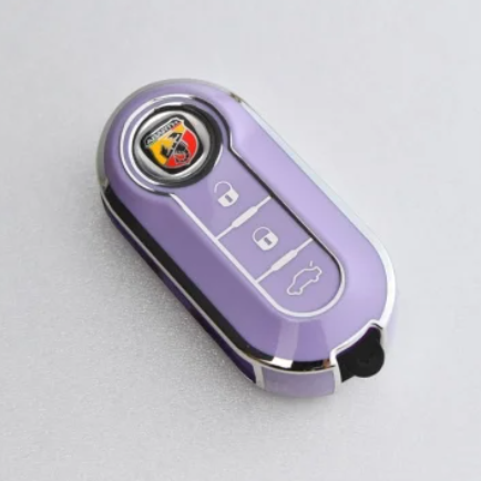 core OBJ ABARTH 595 ハードキーカバー パープル｜ラテン車の雑貨と
