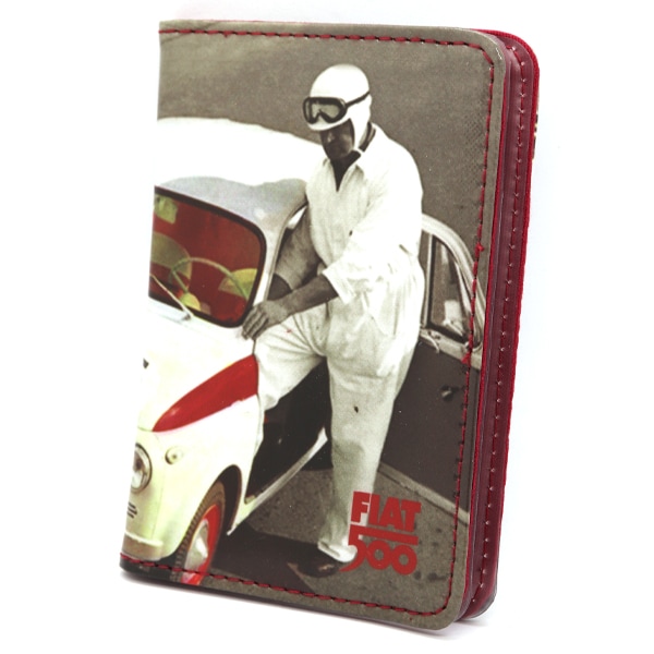 FIAT 純正 500 フォトプリントカードケース（グレー）｜ラテン車の雑貨 