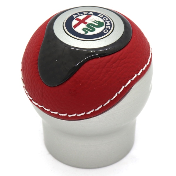 Alfa Romeo リバースロック対応シフトノブTUNE 【エンブレム】（レッド