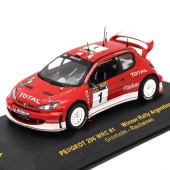 PEUGEOT 206 WRC #1 Winner Rally Argentina 2003 Gronholm-Rautiainen 1/43�������� �ߥ˥��� ixo model