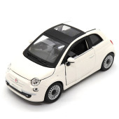 FIAT 500��2007�� 1/24�������� �ߥ˥����ʥۥ磻�ȡ� burago