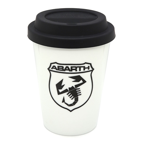 ABARTH 純正 ダブルセラミックタンブラー（ホワイト）｜ラテン車の雑貨