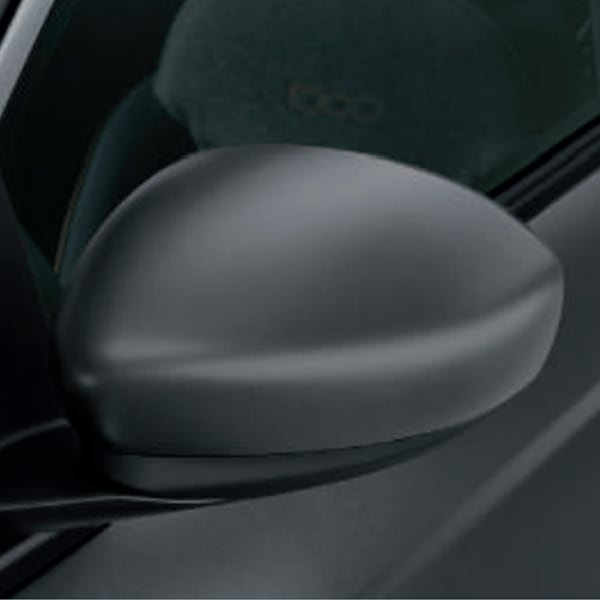 FIAT 純正 500e ミラーカバー マットグレー フィアット｜ラテン車の