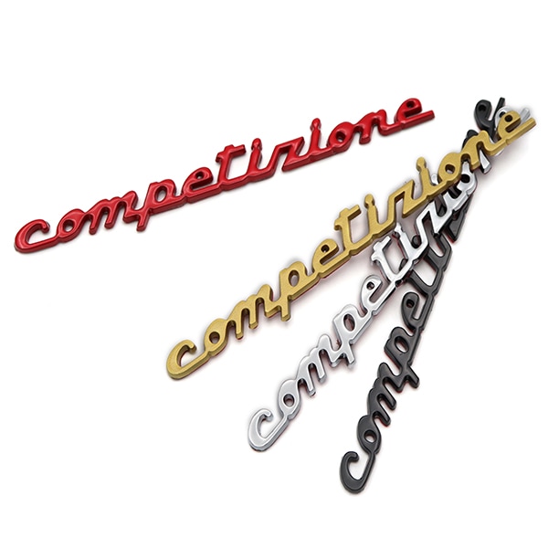 ABARTH 500/595 competizione ロゴプレート｜ラテン車の雑貨とパーツ