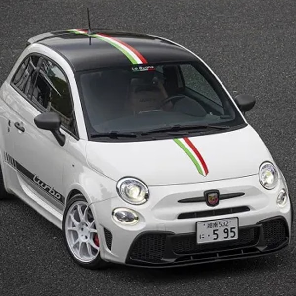 La Buono センターストライプ for ABARTH 500/595/695｜ラテン車の雑貨