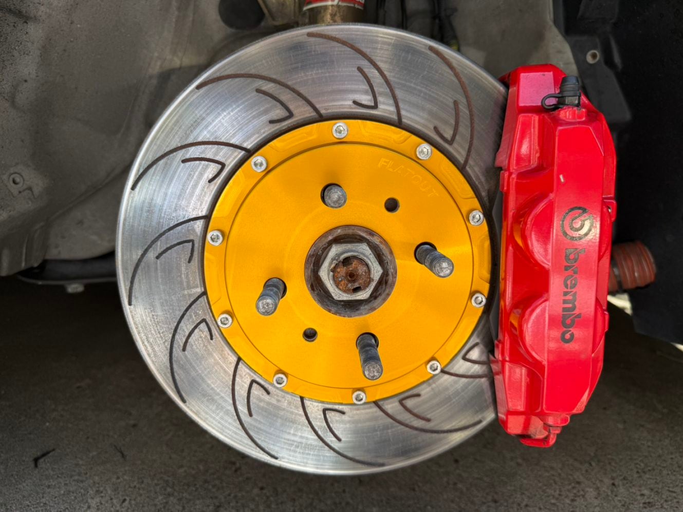 FLATOUT ABARTH500/595/695 ����ߥ٥�ϥåȥ��å� ����������ɥ����ѡ���