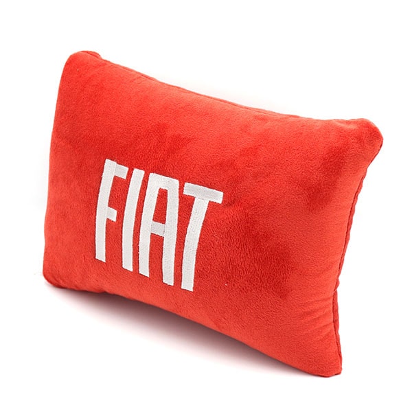 FIAT 600 純正 2WAYネックピロー クッション（レッド）｜ラテン車の