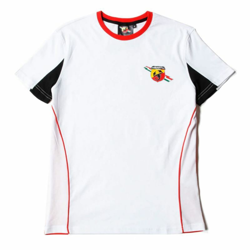 アバルト コルセ Tシャツ ホワイト Mサイズ｜ラテン車の雑貨とパーツ
