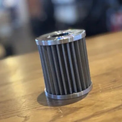 K&P ABARTH ステンレスメッシュ・ハイパフォーマンスオイルフィルター