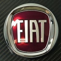 FIAT500 純正フロントエンブレム(2007-2016/マイナーチェンジ前・FIAT