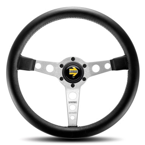 MOMO プロトタイプ シルバースポーク ステアリングホイール MOMO ステアリング プロトタイプ シルバースポーク｜ラテン車の雑貨と
