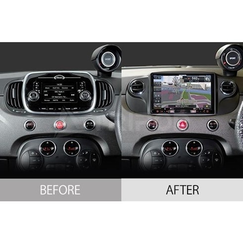 FIAT500 /ABARTH 595/695 8インチナビ取付キット（純正5インチuconnect