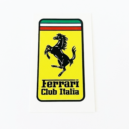 Ferrari ステッカー 5.5cm×3.0cm フェラーリ｜ラテン車の雑貨と