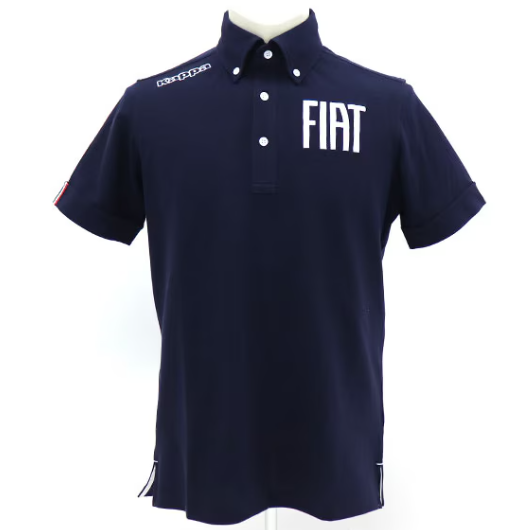 FIAT×KAPPA 純正 ポロシャツ（ネイビー）｜ラテン車の雑貨とパーツ通販