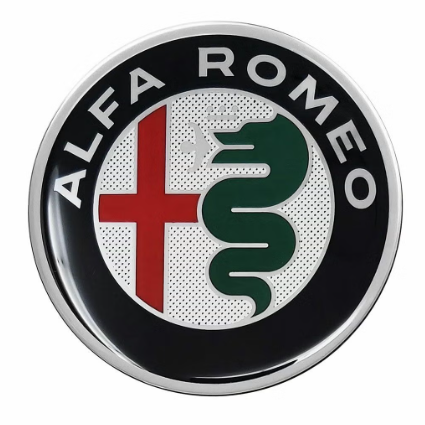Alfa Romeo 純正 エンブレム 3D ステッカー【40mm】｜ラテン車の雑貨