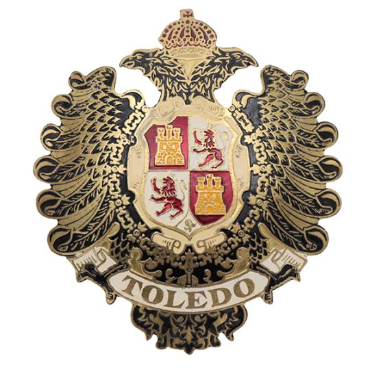 希少】TOLEDO ロータリークラブ エンブレムプレート カーバッジ 