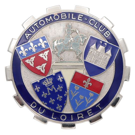 希少】AUTOMOBILE-CLUB DU LOIRET エンブレムプレート カーバッジ