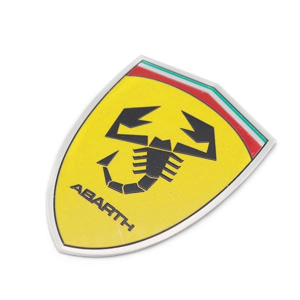 ABARTH フェラーリ調 エンブレムロゴプレート｜ラテン車の雑貨とパーツ