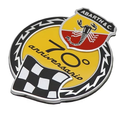 ABARTH 純正 695 70周年記念 エンブレム アバルト｜ラテン車の雑貨と
