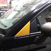 EVE DESIGN A�ԥ顼 �����ʡ��ץ졼�ȡ֥��顼�������� ABARTH500/595/695 FIAT500 ������� CSF-GLD ���Х�� �ե����å�