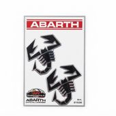 ABARTH ���� ���ƥå����ڥ������ԥ����(�֥�å�) ���祻�å� ���Х��