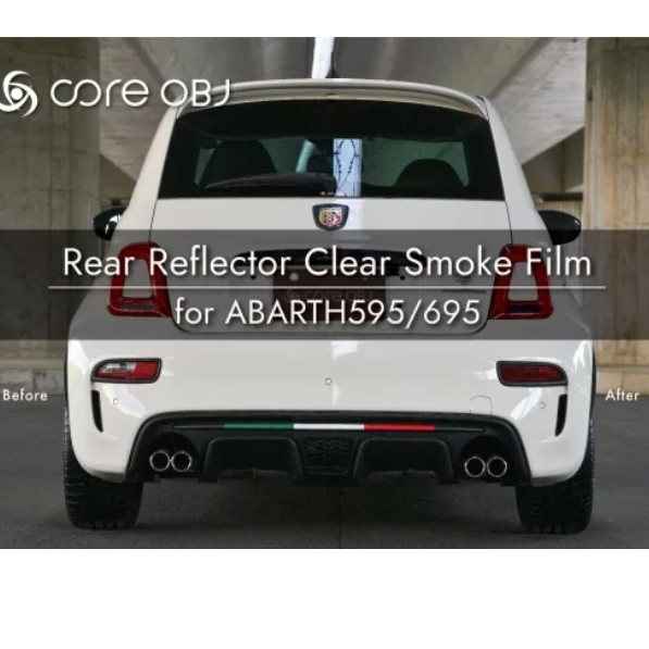 リアリフレクタークリアスモークフィルムfor ABARTH595/695 アバルト