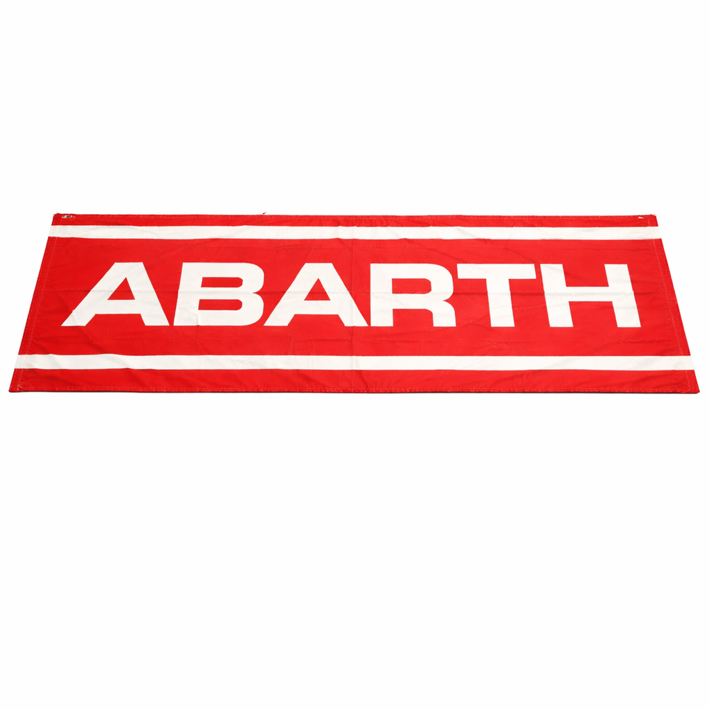 ABARTH 純正 バナーフラッグ 4.0m×1.0m｜ラテン車の雑貨とパーツ通販