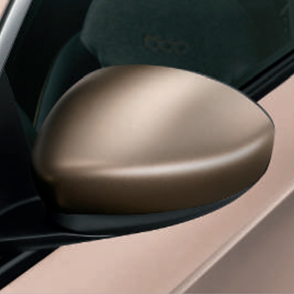 FIAT 純正 500e ミラーカバー BRASS フィアット｜ラテン車の雑貨と