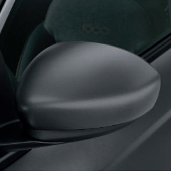 FIAT 純正 500e ミラーカバー マットグレー フィアット｜ラテン車の
