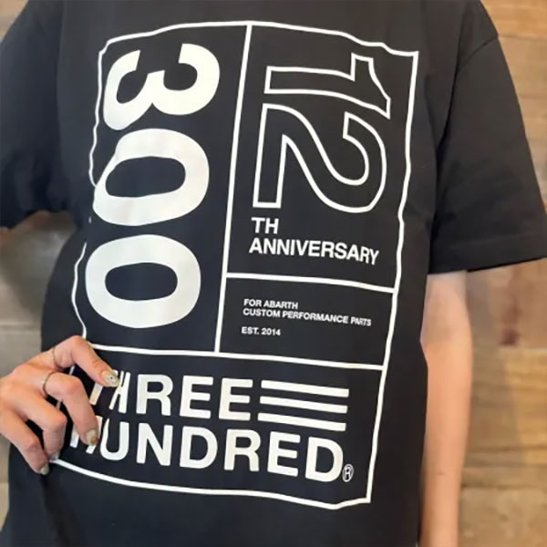 THREEHUNDRED 12��Anniversario Tee 12��ǯ Ⱦµ T�����