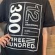 THREEHUNDRED 12��Anniversario Tee 12��ǯ Ⱦµ T�����