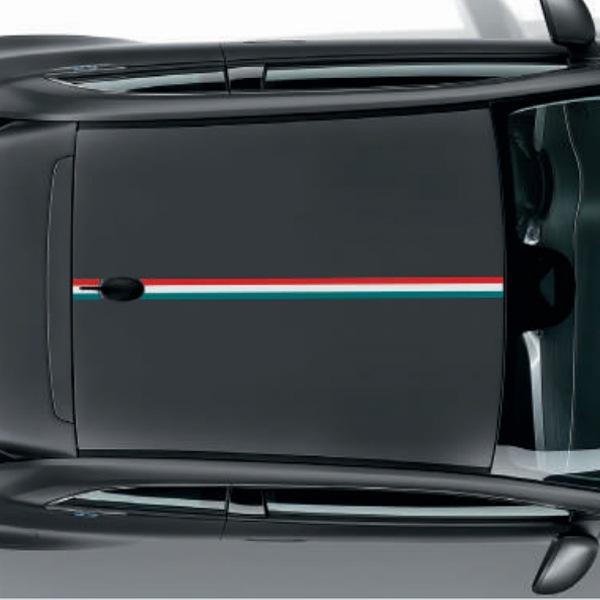 FIAT ���� 500e �롼�եǥ����� Italy Flag