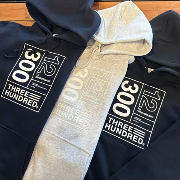 THREEHUNDRED 12��Anniversario hoodie 12��ǯ �������åȥѡ�����