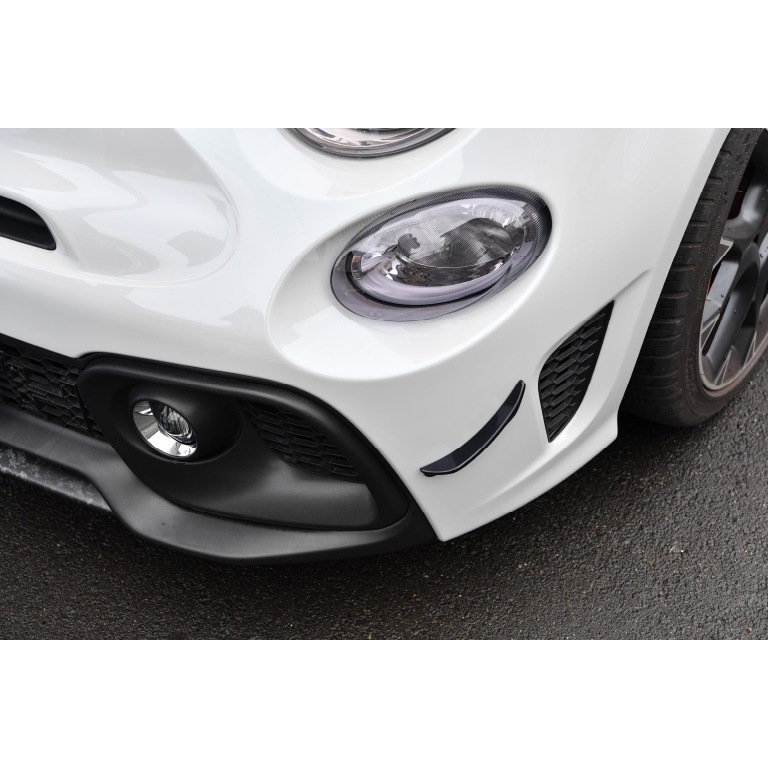 core OBJ ABARTH 595/695 エアロフリックカナード 1set ツヤ無し