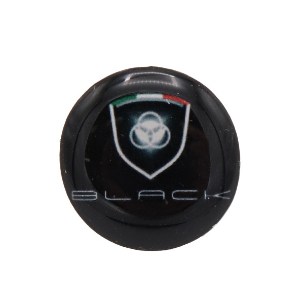 シフトノブステッカー BLACK（19mm）｜ラテン車の雑貨とパーツ通販