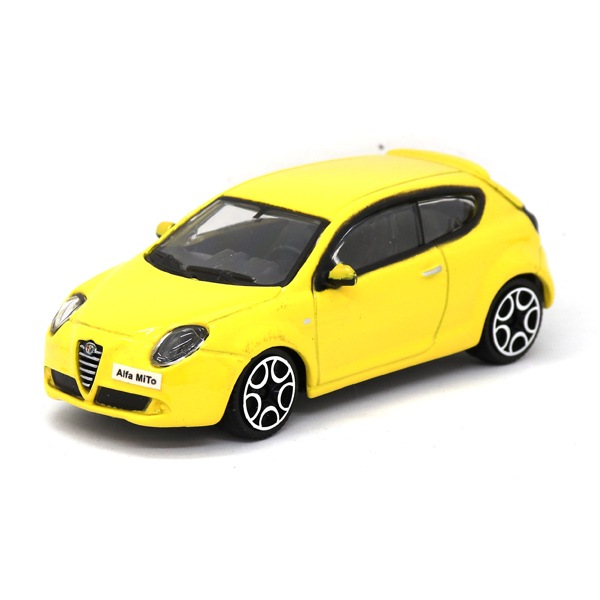 Alfa Romeo MITO 1/43 ミニカー(イエロー) burago STREET FIRE