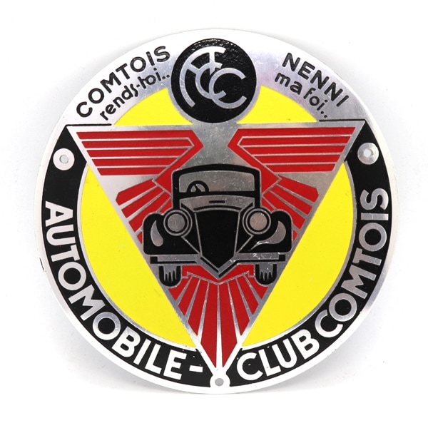 Automobile Club Comtois エンブレムプレート｜ラテン車の雑貨とパーツ