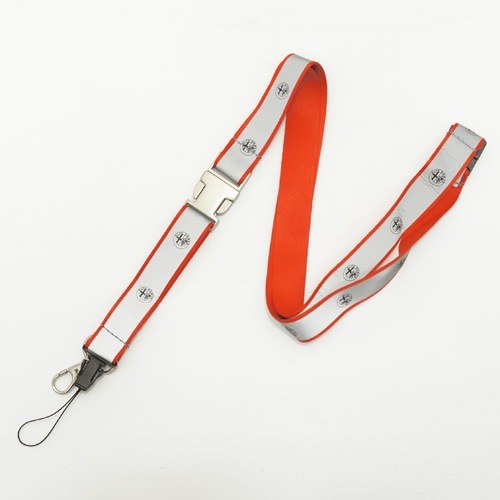 Alfa Romeo 純正 リフレクター ネックストラップ(レッド)｜ラテン車の