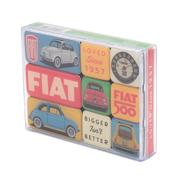 FIAT 純正 ノスタルジックアート マグネットセット｜ラテン車の雑貨と