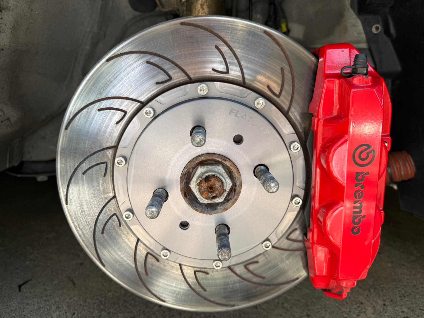 FLATOUT ABARTH500/595/695 ����ߥ٥�ϥåȥ��å� ����������ɥ����ѡ���