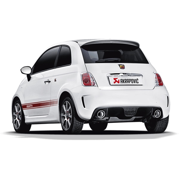 AKRAPOVIC ����åץ���饤��ʥ��ƥ�쥹�� ABARTH 500 ���꡼��3 ǯ����2008-2017ǯ