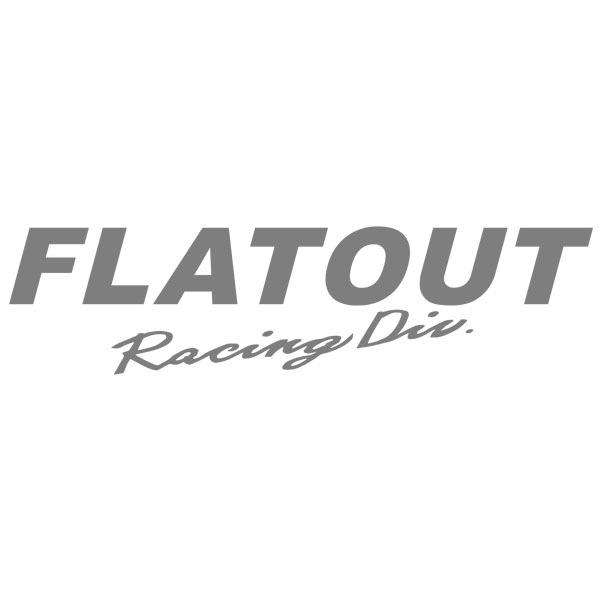 FLATOUT Racing Div �ڤ�ʸ�����ƥå�����64mm��250mm��