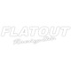 FLATOUT Racing Div �ڤ�ʸ�����ƥå�����64mm��250mm��