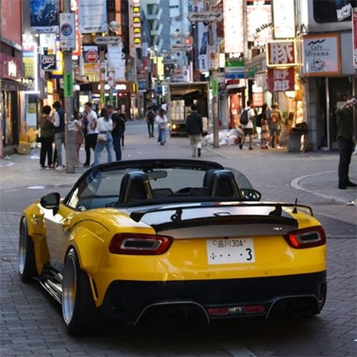 THREEHUNDRED カーボンリアウィング ABARTH 124 Spider｜ラテン