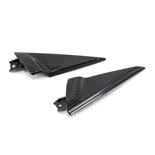 KOSHI 4C カーボン トライアングルドアカバー(前側)｜ラテン車の