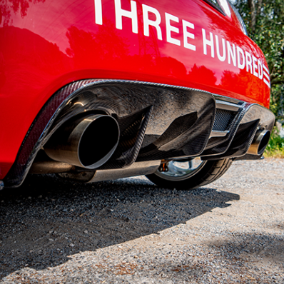 THREEHUNDRED ABARTH カーボンディフューザー(シリーズ3)フィン付き