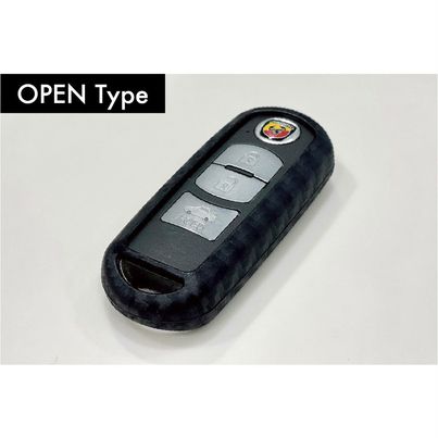 core OBJ select カーボントーン シリコンキーカバーfor ABARTH 124