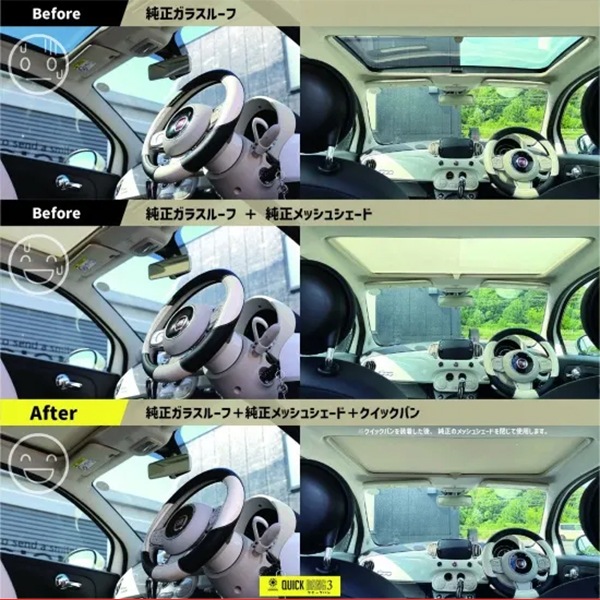 EVE DESIGN եå500 󥷥 ֥åХ3 FIAT500/500e ABARTH500e 꼰饹롼ռ